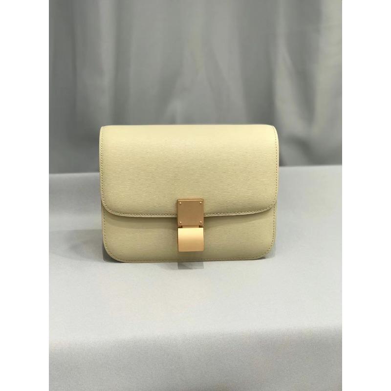 Leather spring and summer new bag women's messenger bag women's box small square bag, women's bag small shoulder tofu bag