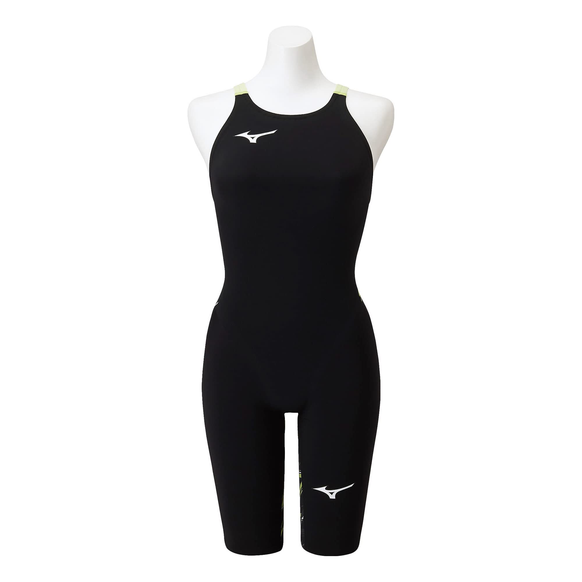 

MIZUNO NEO AG Half Size FINA Swimming Women s GX-SONIC Suit, N2MG2206, L, Black/Neolime, (International Federation) Approved.