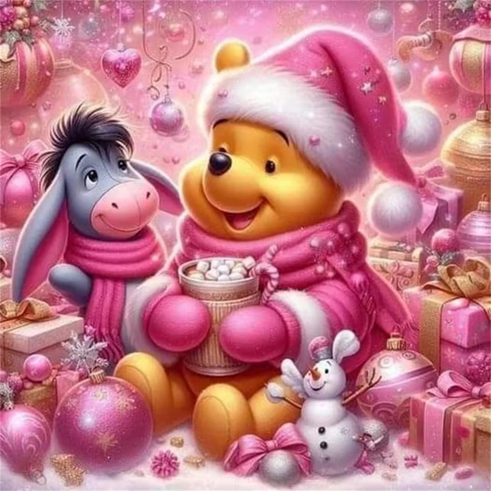Disney Winnie The Pooh 5D Diamond Painting Full of Diamonds Handmade DIY Cartoon Decorative Painting Diamond Sticker Kit