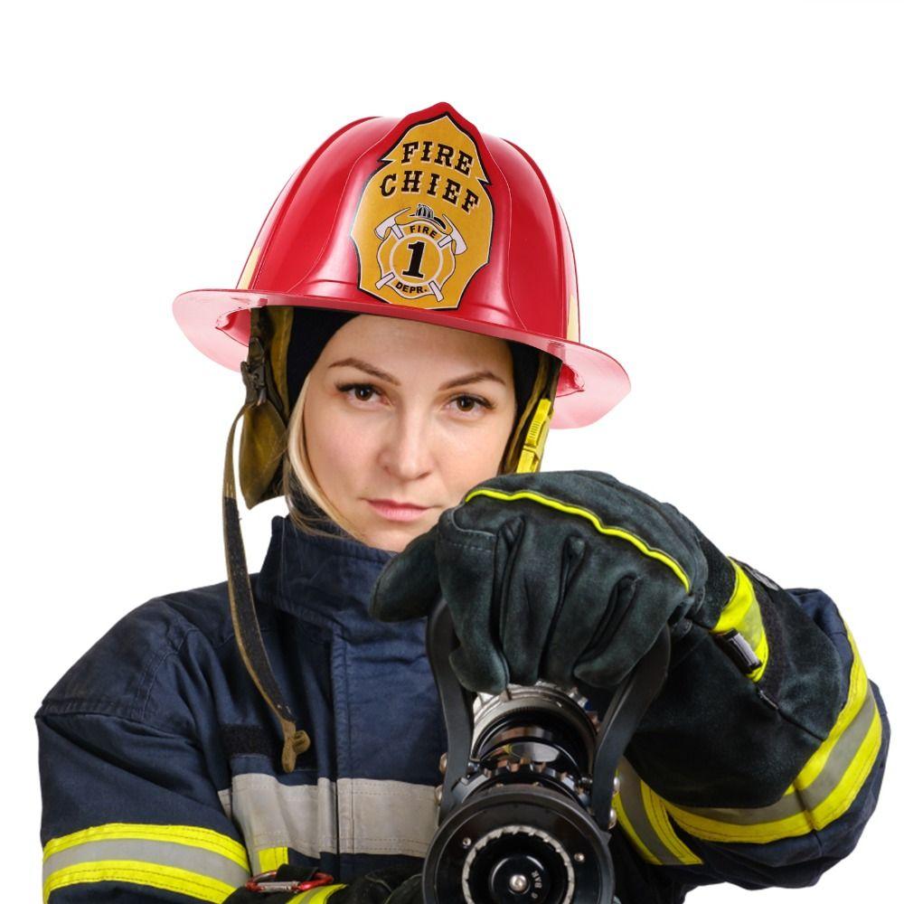 Adjustable Simulation Fireman Hat Fireman Hat Fireman Hat Toy Fireman Safety Helmet Kids Toys