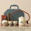 Outdoor Portable Travel Tea Set New Tea Separation Kuaike One Pot Four Cup Set Young People Car Tea Set