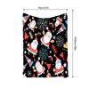 TU Festive Santa Throw Blanket Cozy Christmas Decor Holiday Gift Reversible Plush Blanket Warm Home Accent Cozy Gift