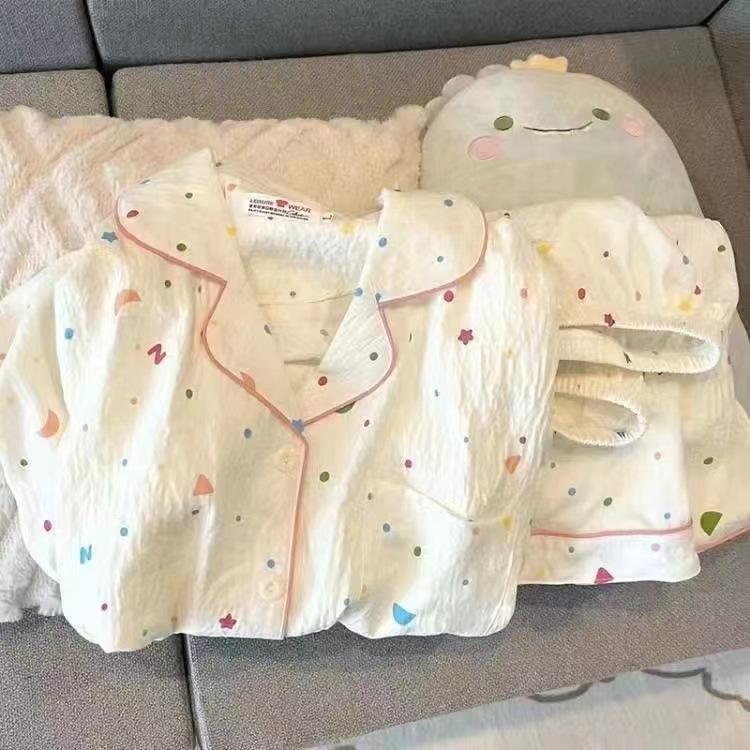 Sommer neue Pyjamas Damen kurzärmelig Shorts dünne Wolkenbaumwolle Cartoon niedlich große Größe Koreanische Version Loungewear