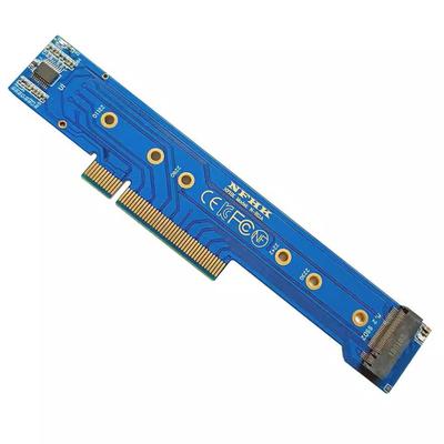Xiwai Dual 2X NVME M.2 SSD To PCIE Express Gen4 X8 X16 RAID Controller Card Low Profile VROC Raid0 Hyper Adapter.