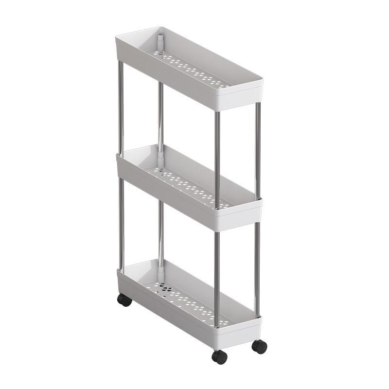 Multi-Layer Floor-Standing Trolley: Kitchen, Living Room, Bath Storage Rack