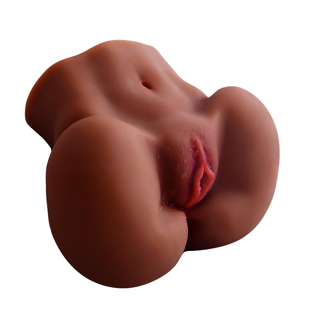 Měkký realistický zadek hýždě Vagina Anus Duální kanály Mužský masturbační pohár Pussy Sex Toys
