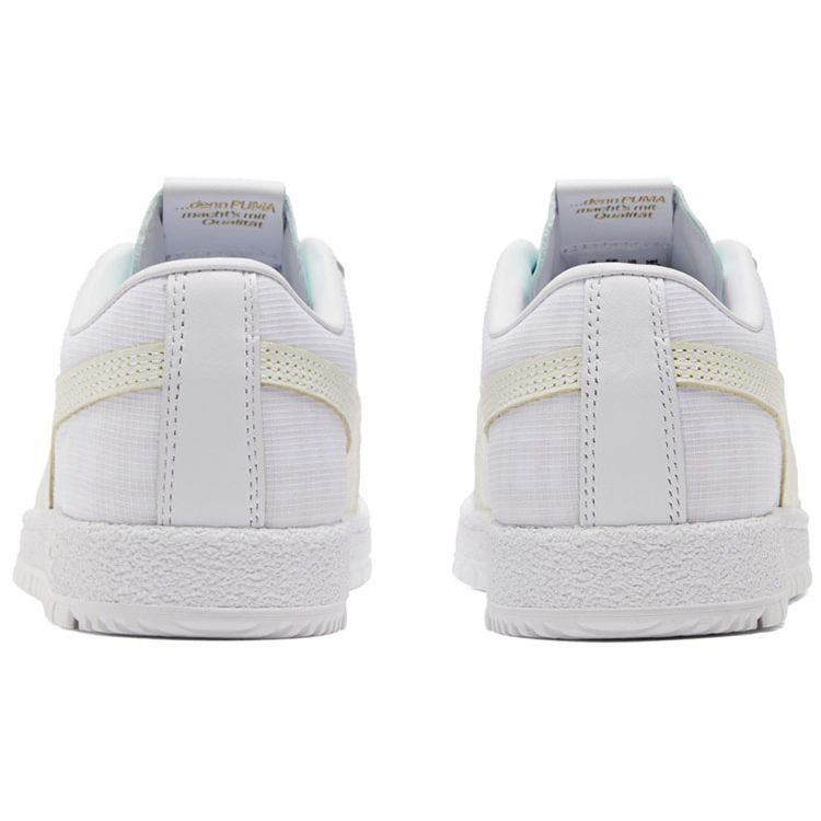 Puma Ralph Sampson 70 Lo Layer Retro Casual Low Top Sneakers Unisex Sneakers White Yellow 383540-01