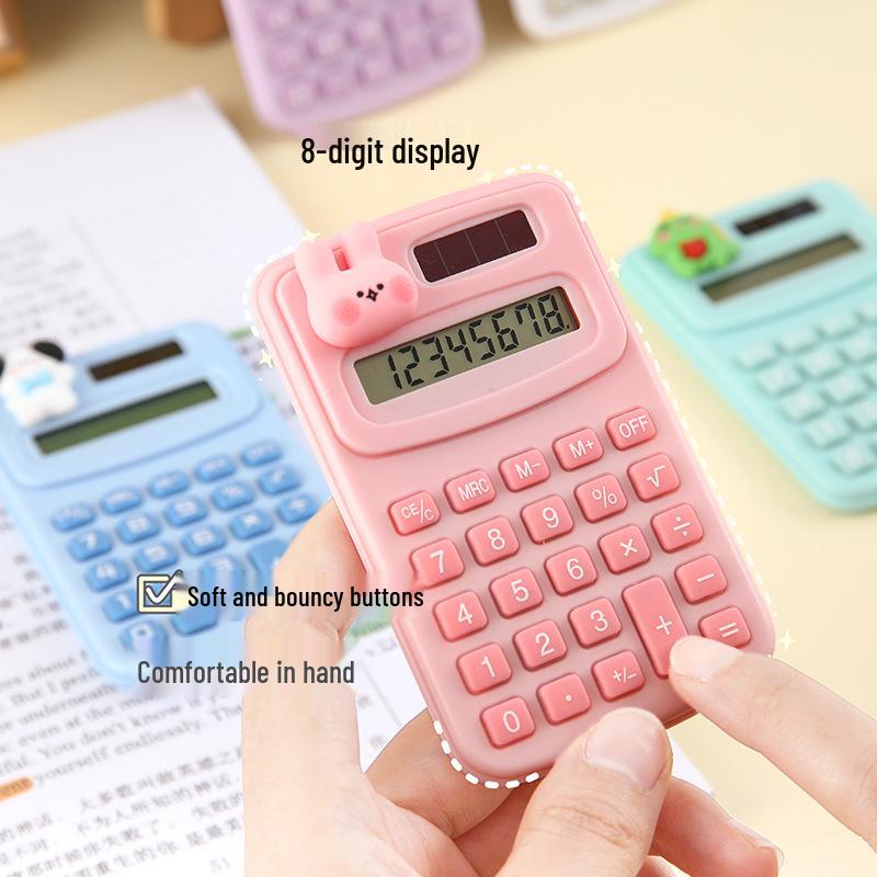 Cartoon Mini Cute Portable Calculator for School and Office