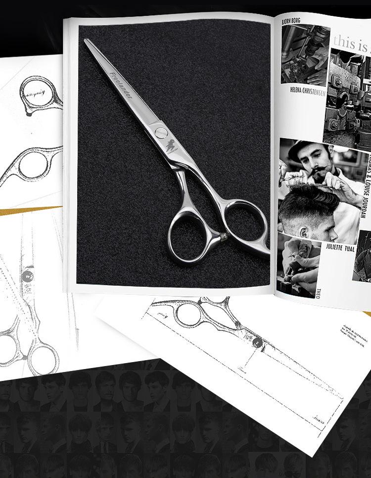 Spirit Walker Straight Handle Hairdressing Scissors - Barber & Thinning Shears