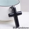 Creative Lapis Lazuli Cross Pendant For Women