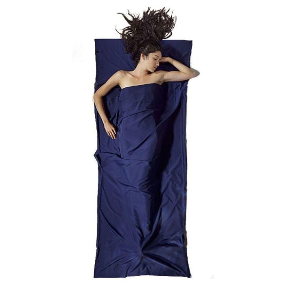 75*210cm Ultralight Sleeping Bag Folding Lightweight Travel Sleep Liner Sheet Septum Polyester Travel Sleeping Bag