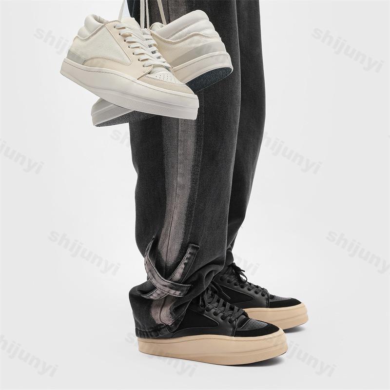 Mens Shoes Suede Leather Sneakers 2025 Spring Autumn Casual Sneakers Student Casual Shoes Low Top Man Vulcanize Shoes Zapatillas