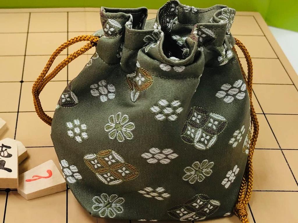 Handmade Shogi Piece Bags, Nishijin-ori (Okina)