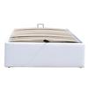 Lit Coffre - Manon - 90x190 cm - 12 Lattes - Blanc - Design Contemporain