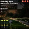 1-2PCS Solar LED Outdoor Lawn Garden Stake Lights with Crystal Bubble Balls for Patio and Yard Decoration Ground Plug Light