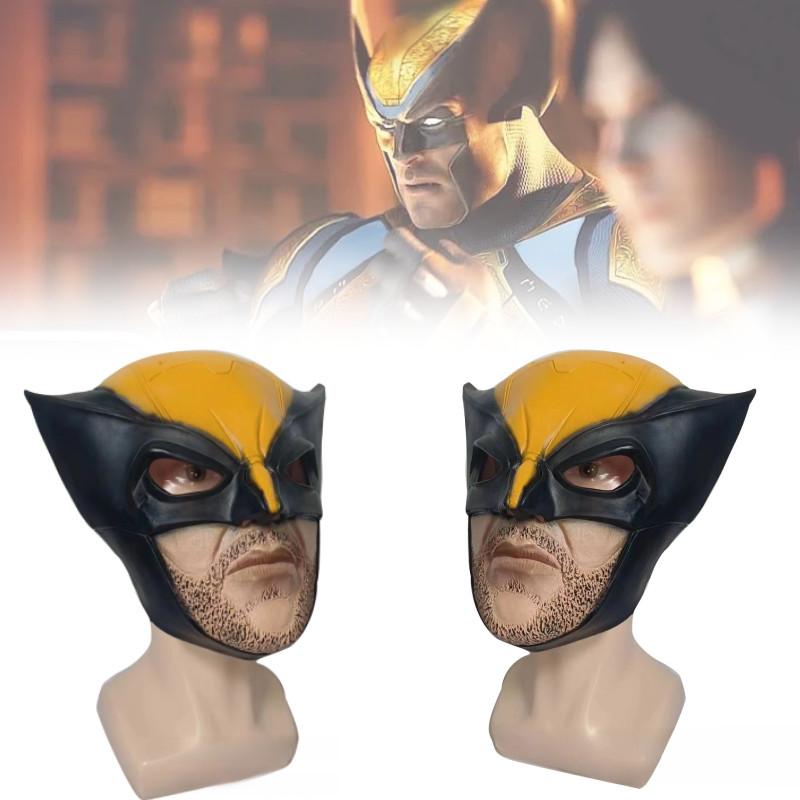 Maschera di Wolverine Marvel e Maschera di Deadpool per Feste in Costume Cosplay di Halloween