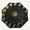 1 Stück Astrologie Rad Automatischer Faltregenschirm, Tragbares & Faltbares Design mit 8 Speichen, Lässiges Outdoor-Accessoire yy250805144