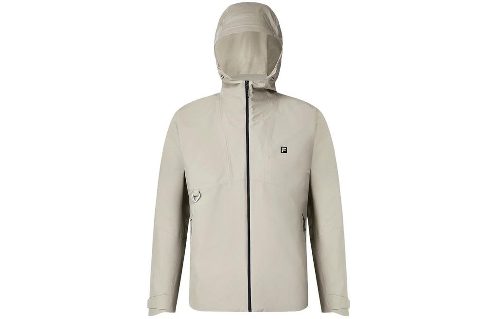 Men's Jacket FILA Waterproof And Windproof Windbreaker Jacket Men's Estate Gray