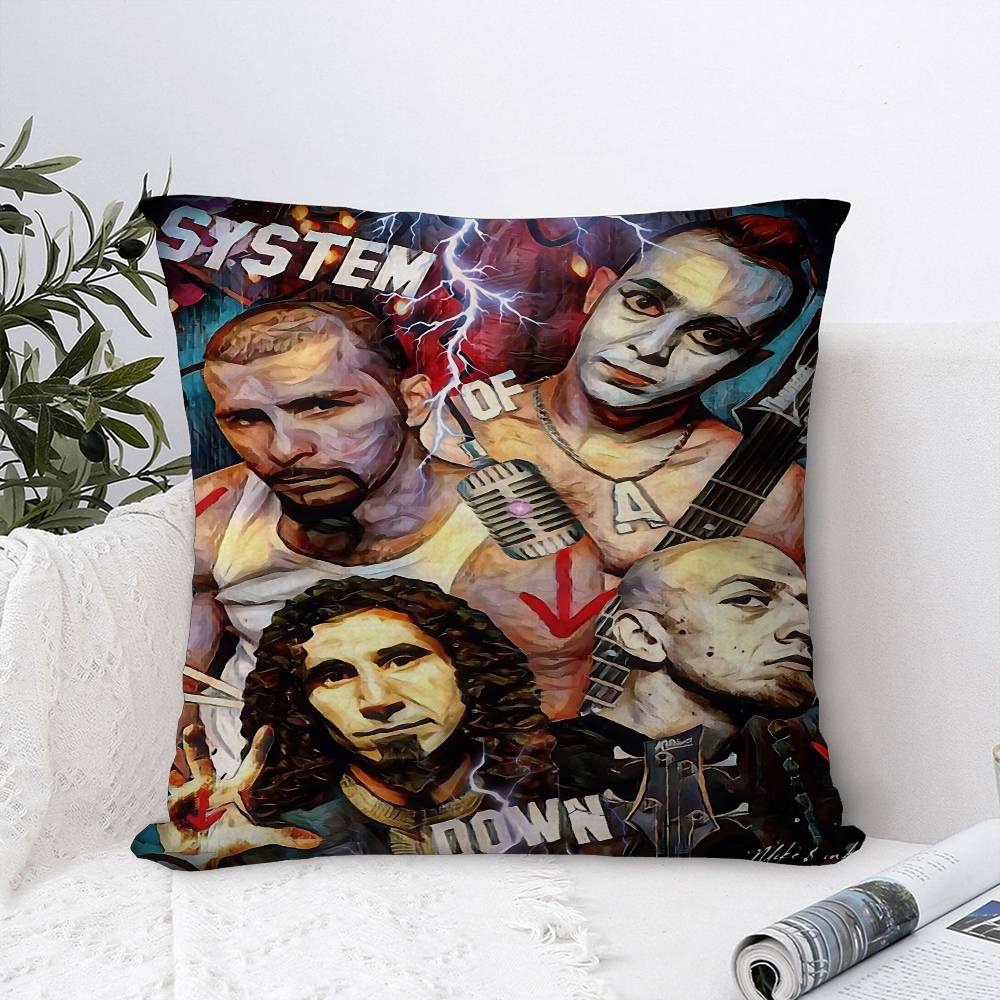 S-System Of A D-Down Band Cushion Cover Pillowcase Upholstery Sofa Throw Pillow Home Decor Pillowcas