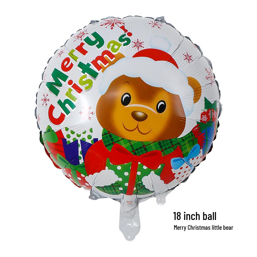 Christmas Party Decoration Set: Santa Claus & Snowman Balloons