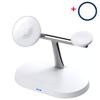 3 in 1 Magnetic Wireless Charger Stand For Magsafe iPhone 17 16 15 14 13 12 Apple Watch 8 7 Airpods Pro Fast Charging Station