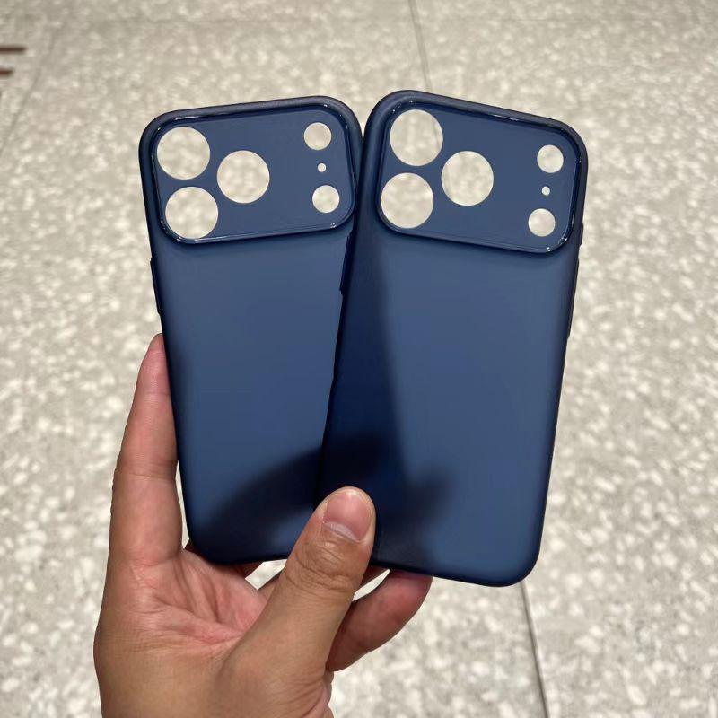 New Dark Blue Color Ultra Thin PP Matte Phone Case For Apple Iphone 17 Pro Max Slim Cover Iphone17 Pro Max 17 Air Slim Case
