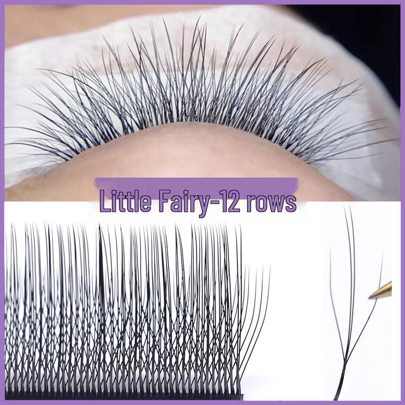 Xiao Xian Duo Natural Soft Eyelash Extensions - Salon Special Sandwich Clover Style