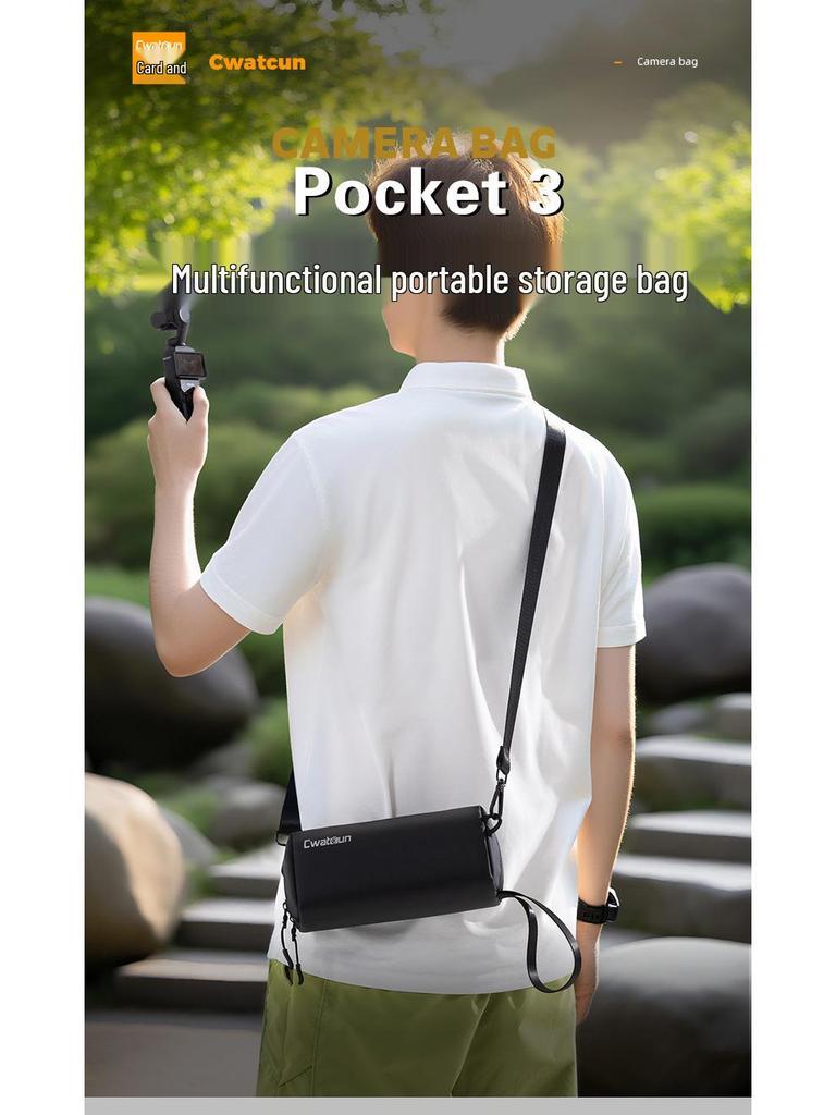 Cwatcun Hong Kong Pocket3 Waterproof Crossbody Sports Camera Bag