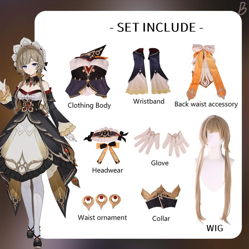 Genshin Impact Marionette Sandrone Cosplay Costume