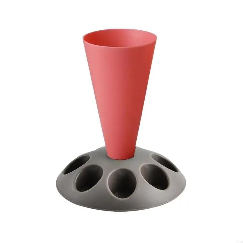 Piping Bag Support Stand Piping Bag Rack Cream Piping Bag Holder Suitable for Tidy Workstations Baking and Pastry Tool красный