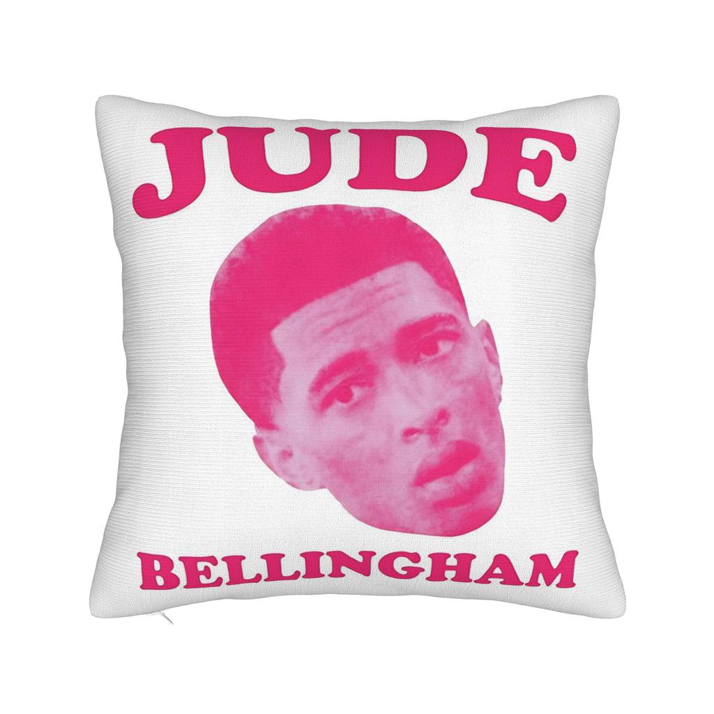 Pink Jude Bellingham Pillowcases Funny Pillow Case For Couch Sofa Bedroom Soft Pillow Cover