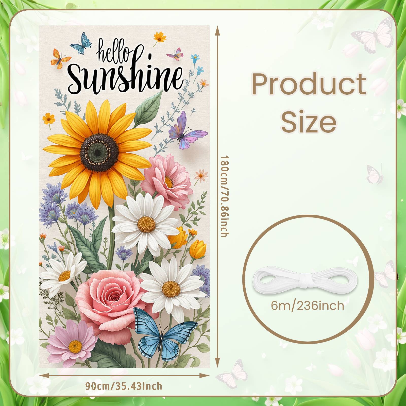 

Floral Banner Floral Theme Floral Backdrop Welcome Decor Colorful Design Party Background For Spring Party Event Welcome