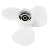 Outboard Propeller 3 Blades 13 Tooth Aluminum Alloy Replacement for YAMAHA Outboard Engines 25‑60HP