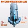 Four-Edged Serrated Eccentric Drill Bit Set High Hardness Hexagonal Simple Installation Multifunction Drill Bit