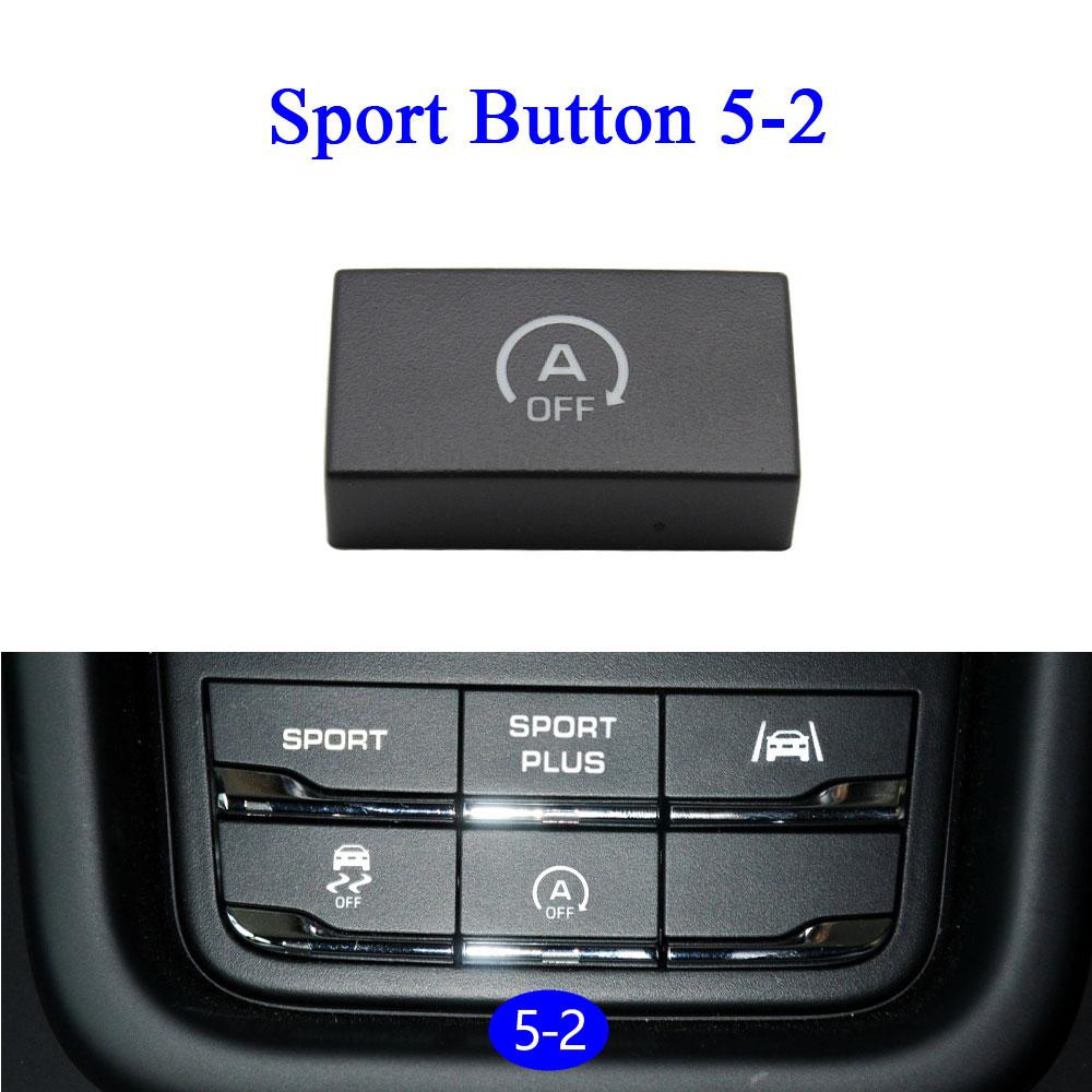 Car Front Console Drive Mode Suspension Sport Button Center Traction Control Switch For Porsche Cayenne 7P5 2010-2018