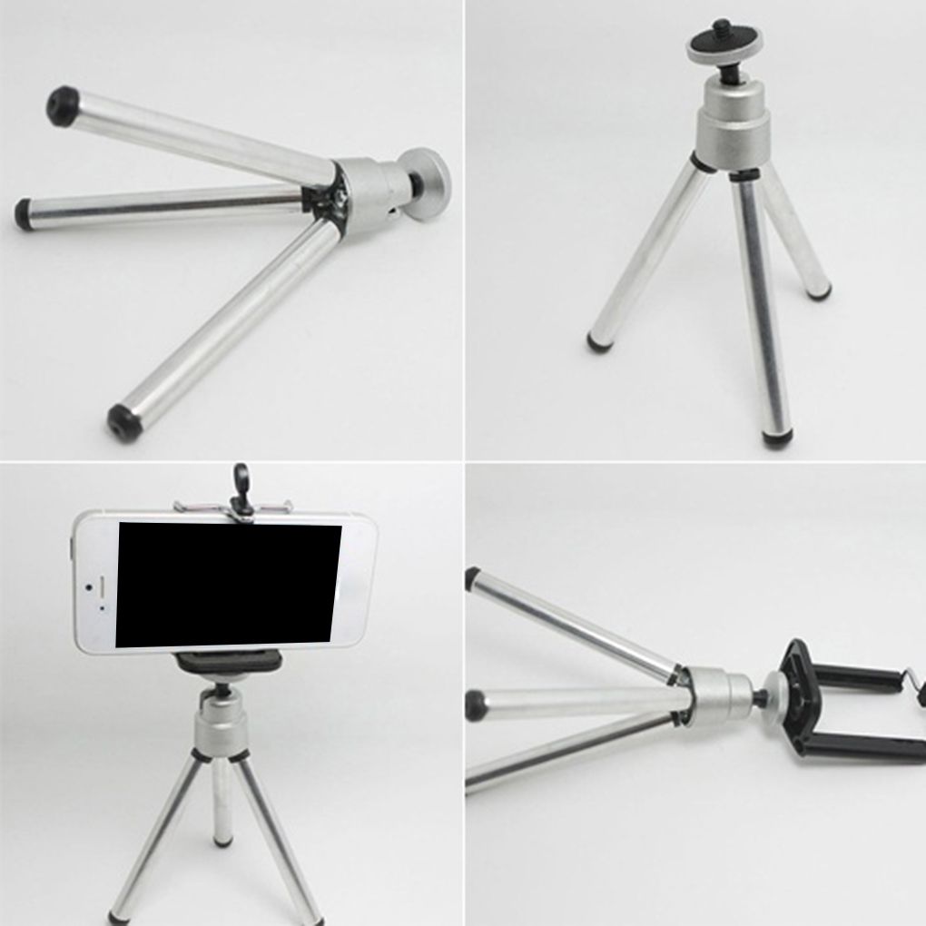 Portable Digital Products Tripod Aluminum Handle Universal Mobile Phone Holder