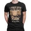 Print Amateur Ham Radio T-Shirt Unisex Round Neck Short Sleeve Tops  100%Cotton Summer Top Tee