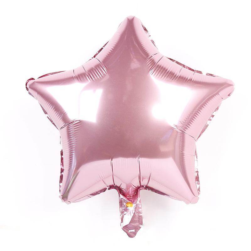 18-Inch Star & Heart Foil Balloon - Festival, Birthday, Wedding Decoration