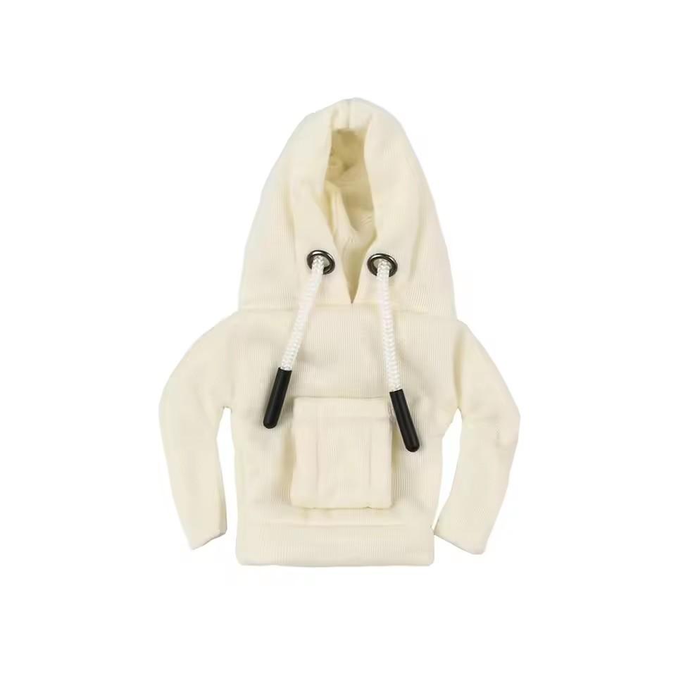 Mobidea Cute Hoodie Car Gear Shift Cover - Universal for Manual/Automatic Car Interior Decorative Gear Handle Protector