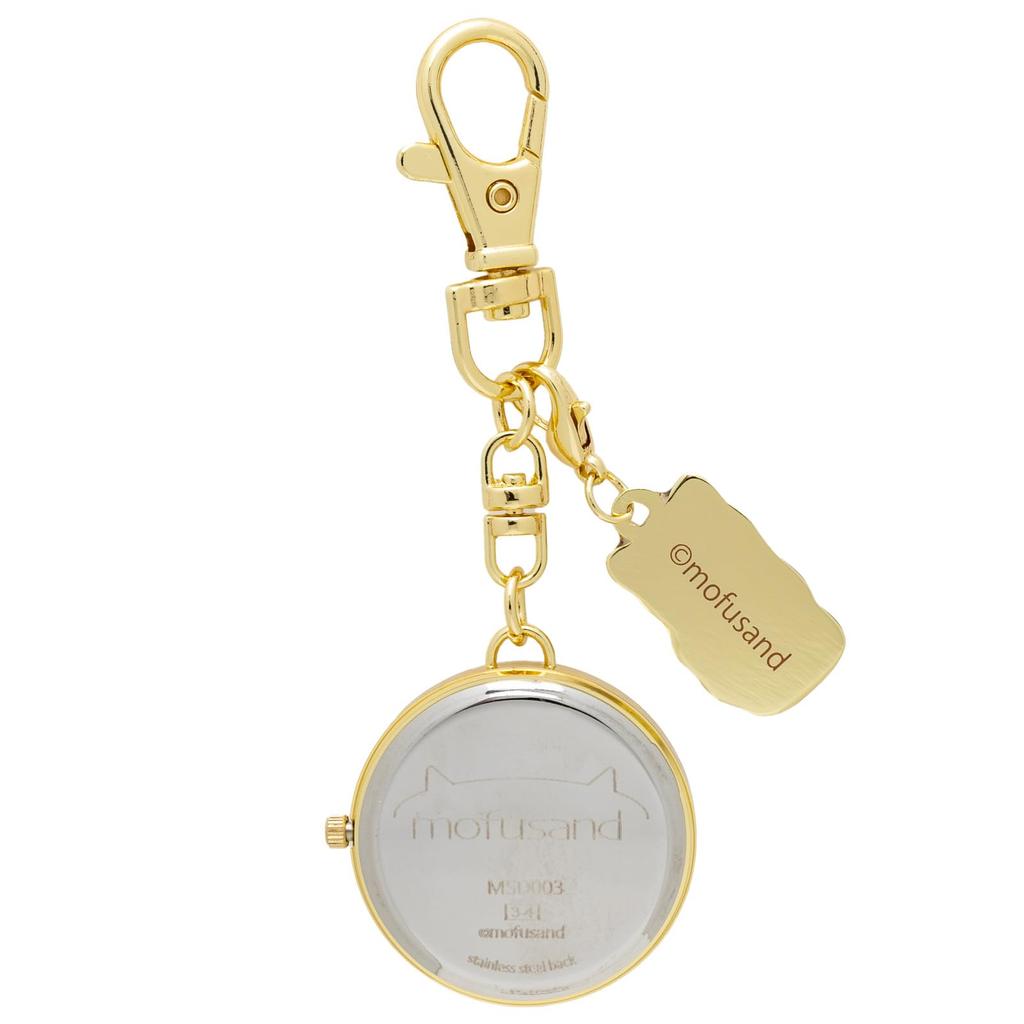 Field work Women's Analog Keychain Watch Orange Mofusand MSD003-3