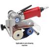 Pneumatic Belt Sander: 60x260mm Woodworking Tool with Sandpaper and Sand Cloth