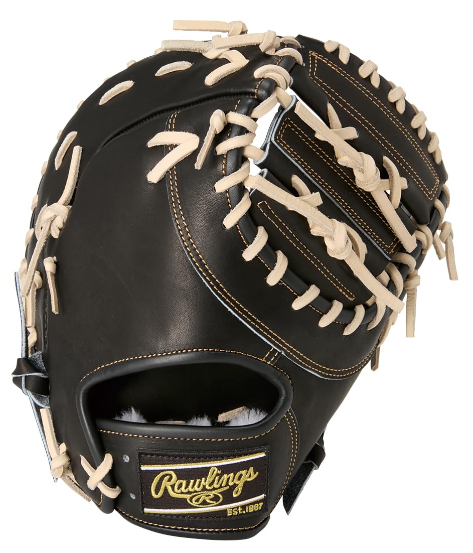 

Rawlings baseball adult HOH BREAK THE MOLD black size worn on left glove, hardball, size, GH5HBKO5, [First baseman], 11.75 (right-handed thrower, чорний