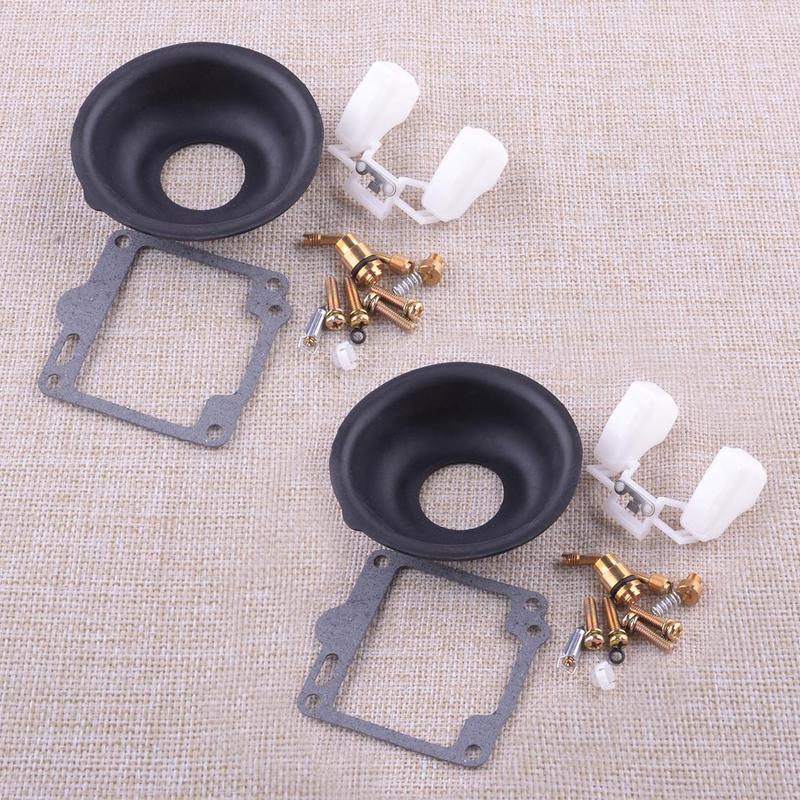 2Sets Carburetor Carb Repair Rebuild Fix Float Fit for Yamaha Virago 1100 XV1100 XV1100S Special