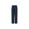 Asics Solid Color Brand Small Logo Mid Waist Comfortable Casual Sports Pants Women Pants Dark-Blue 2012D019-401