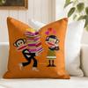 Funny PPaul FFrank Cushion Cover Eco Linen Pillow Case DoubleSided Print Breathable Durable Zipper Home Decor Gift