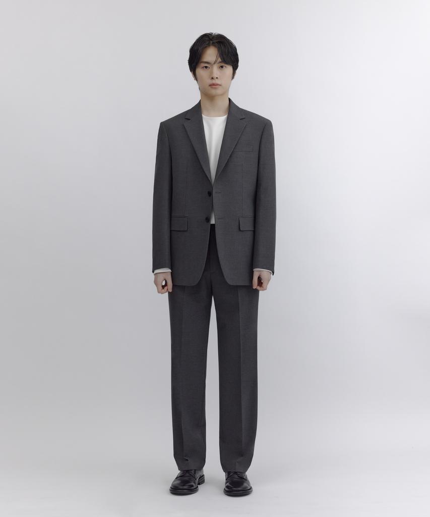 NONBLANK W11 Semi-Wide Fit Slacks_Charcoal Grey