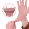 Autumn Winter Thin Korean-Style Tencel De Velvet Touchscreen Gloves Single-Layer Outdoor Cycling Driving Warm Womens Gloves