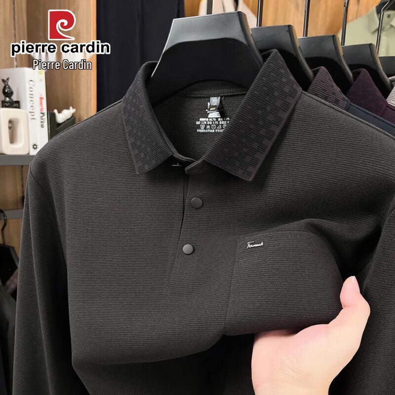 Pierre Cardin Men s Casual Long Sleeve Polo Shirt 3XL