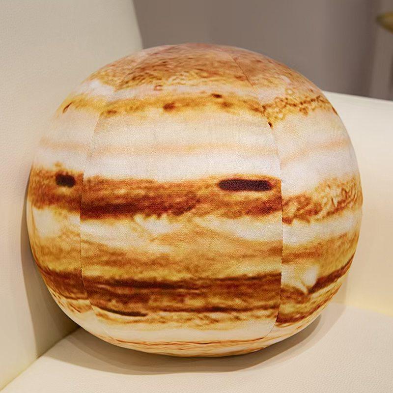 Simulation Earth Sun Moon Planet Pendant Plush Toy Pillow Round Spherical Children'S Gift Ragdoll