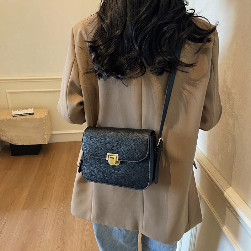 Premium small bag women's bag 2025 new texture niche popular messenger bag women's shoulder underarm small square bag